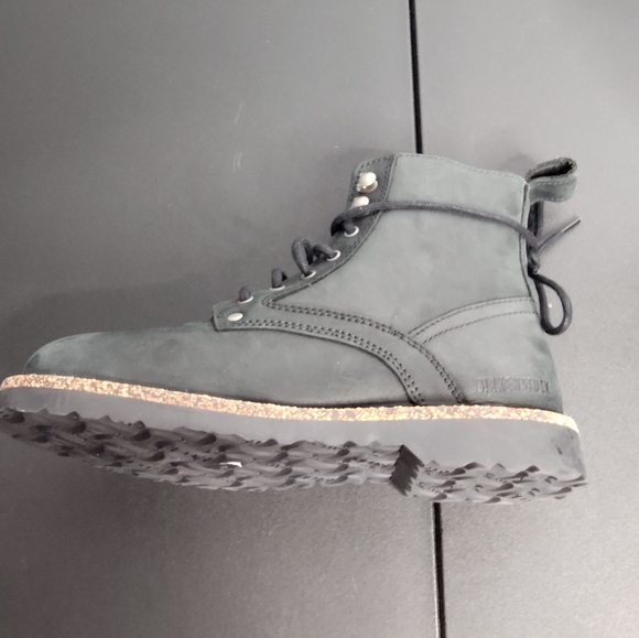 NEW Birkenstock Bryson Shearling Boots black Nubuck greasy leather size 36/5 - Picture 5 of 7